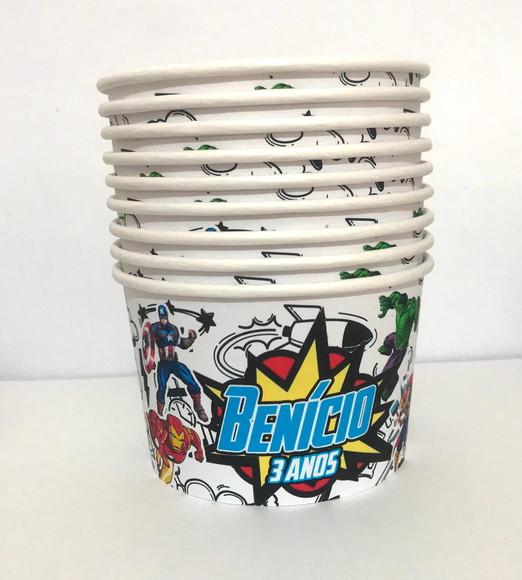 Pote Biodegradável Personalizado 250ml - 50 Unid