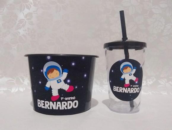 Kit Cineminha Copo e Baldinho de Pipoca 15 Unidades