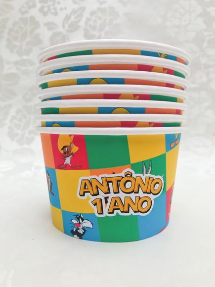 Pote 250ml - Papel - Personalizado - 100 Unidades