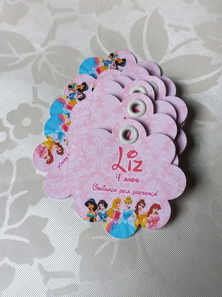 Tag com Ilhós Princesas - 50 Unidades