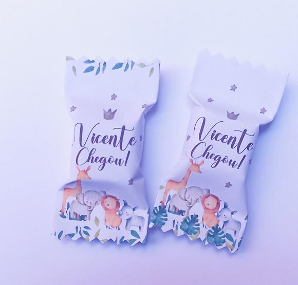 Caramelo Balinhas Personalizadas - Safari 250 Unidades