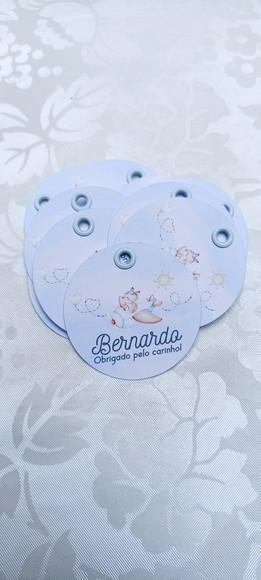 Tag Raposa com Ilhós - 50 Unidades
