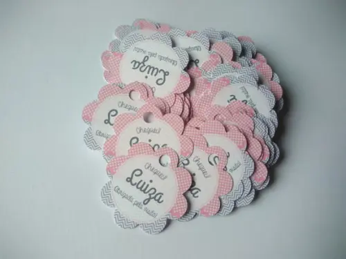 Tag Personalizada Mini 100 Unidades