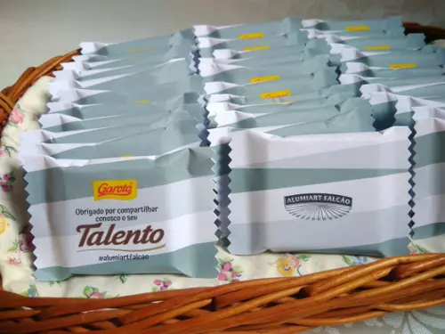 Chocolate Personalizado Talento - 30 Unidades