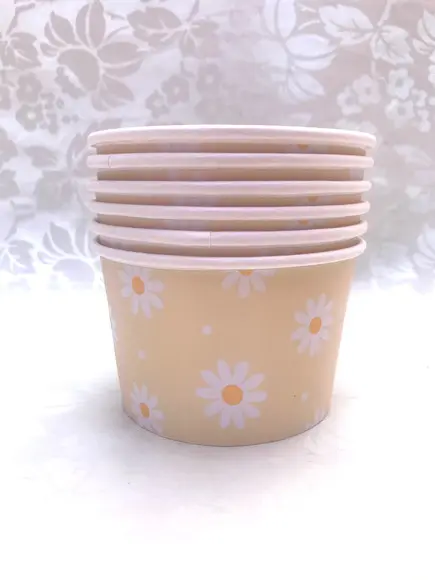 Pote de Papel Biodegradável Personalizado 250ml - 50 Unidade