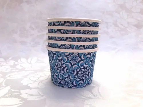 Pote de Papel Biodegradável Personalizado - 100 ml - 180 Uni