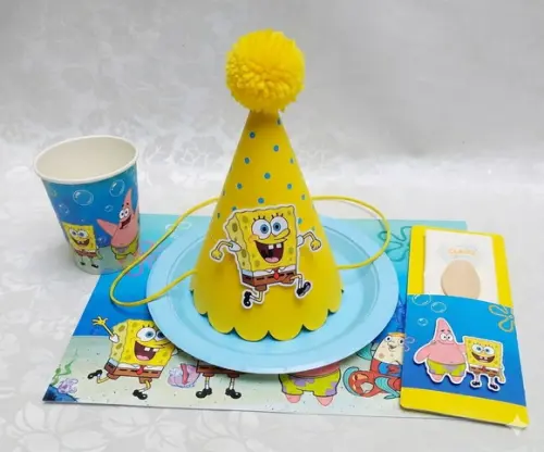 Kit Mesa Posta Infantil - Kit Personalizado - 10 Unidades