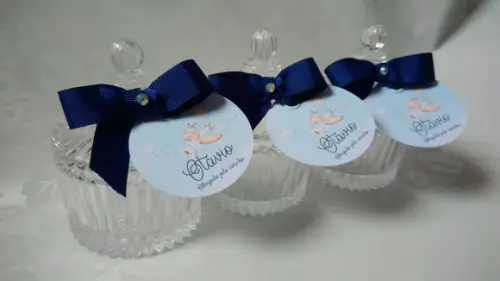 Lembrancinha de Maternidade Mini Bomboniere - 10 Unidades