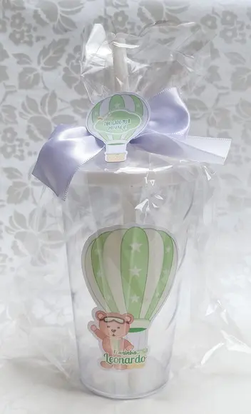 Lembrancinha Urso Voador Baloeiro Verde - 20 Unidades