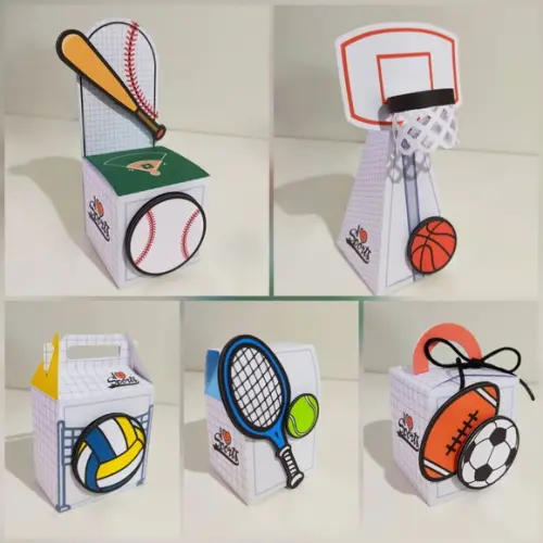 Kit Caixas 25 Unidades - Esportes/bolas