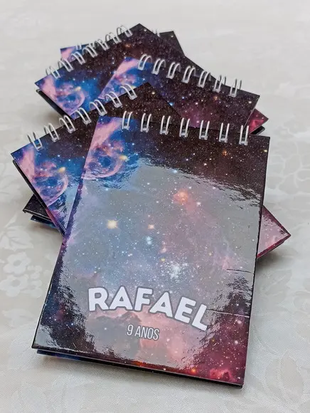 Bloco 10x15cm - Universo Espaço Realista