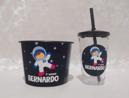 Kit Cineminha Copo e Baldinho de Pipoca 15 Unidades