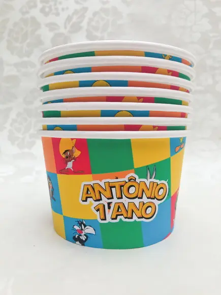 Pote 250ml - Papel - Personalizado - 100 Unidades
