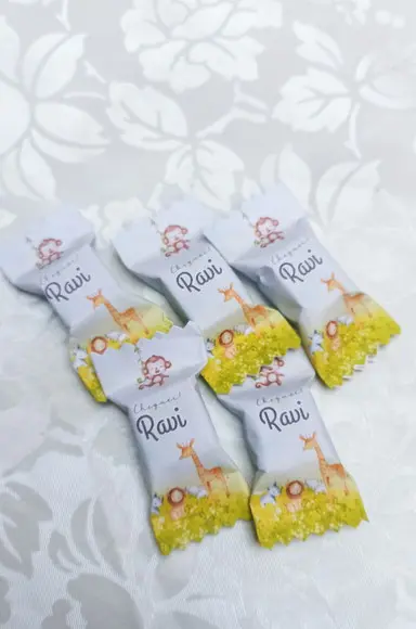 Caramelos Personalizados Safari 100 Unidades