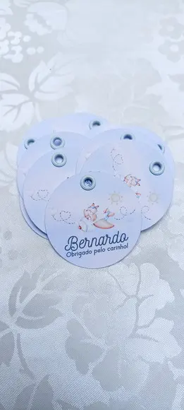 Tag Raposa com Ilhós - 50 Unidades