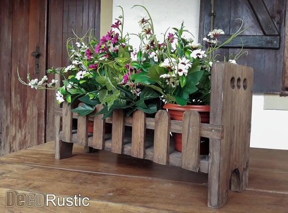 Floreira Rústica de Chão - Porta Vasos de Chão