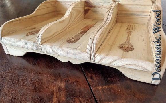 Porta Talheres Horizontal de Mesa
