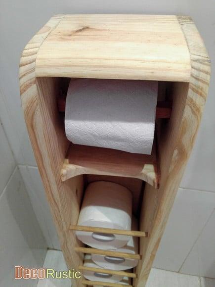 Suporte para Papel Higiênico e Papeleira de Chão