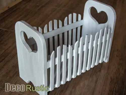 Floreira de Chão Rustica para Vasos - Natural ou Branca