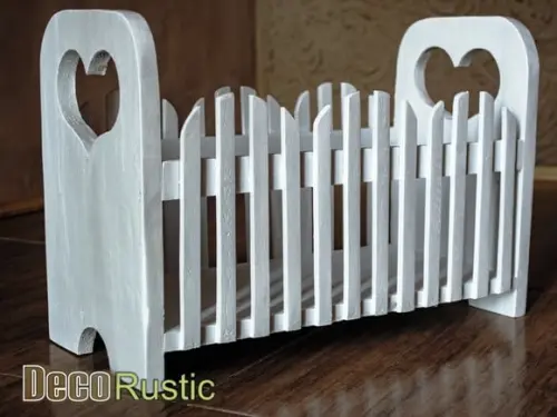 Floreira de Chão Rustica para Vasos - Natural ou Branca