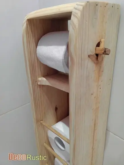 Suporte para Papel Higiênico e Papeleira de Chão