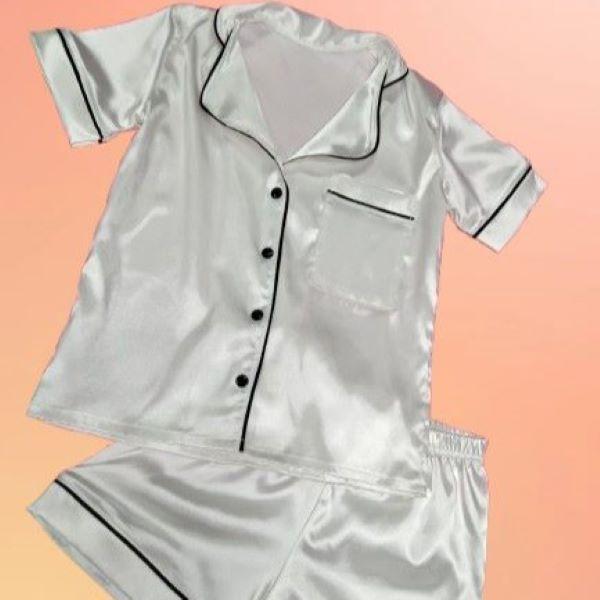 Pijama Curto Americ Cetim Person Plus Size a Partir 48