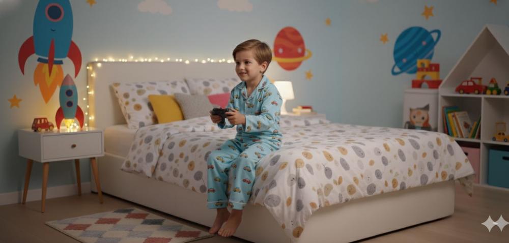 Pijama Infantil Longo Americano Algodão Personalizado