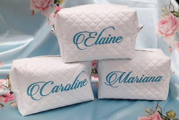 Necessaire Personalizada e Forrada.