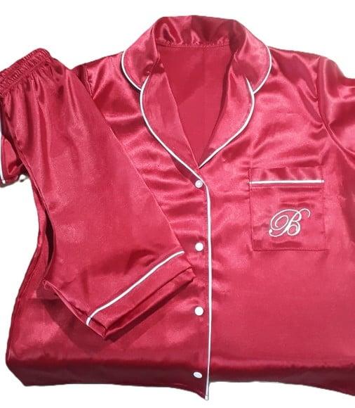 Pijama Curto Americano Cetim Person até 46 (min 10)