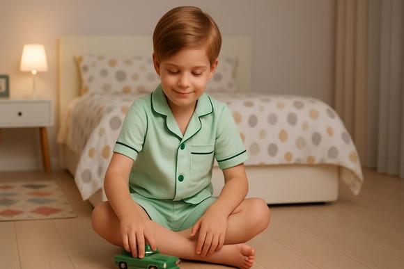Pijama Infantil Curto Americ Algodão Personalizado (min 20)