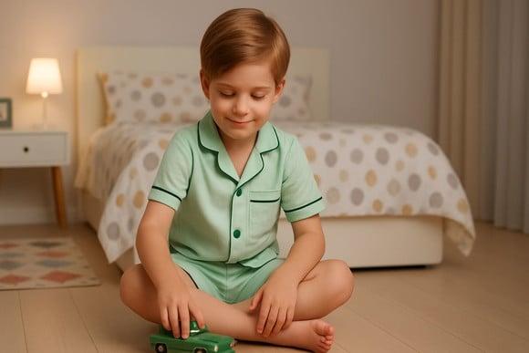 Pijama Infantil Curto Americ Algodão Personalizado (min 6)