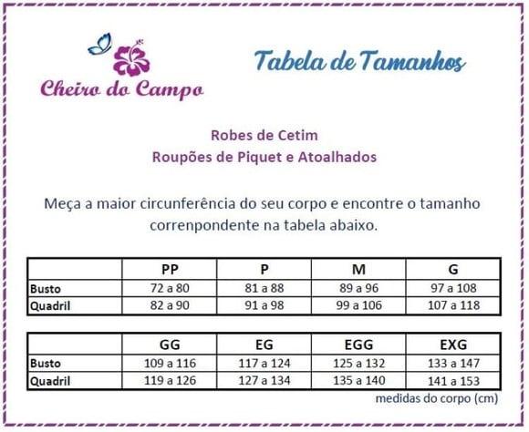 Robe de Cetim Elastano Plus Size com Manga Person (min 2)