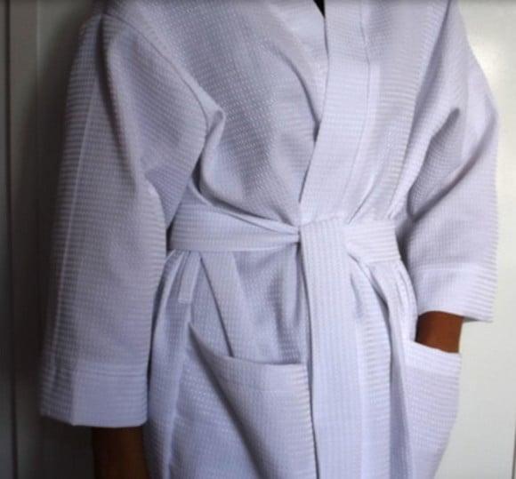 Roupão de Piquet Plus Size Personalizado