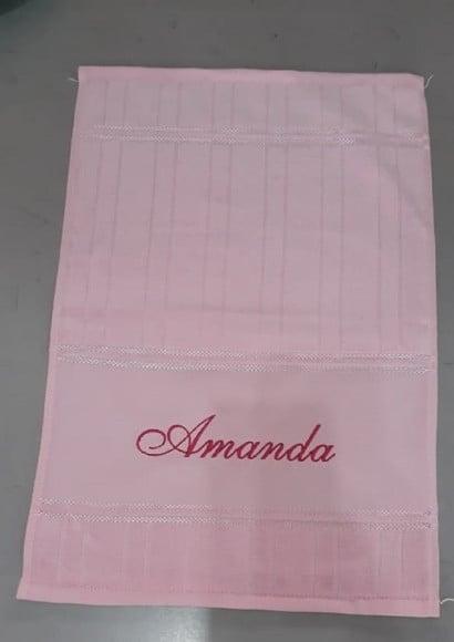 Toalhinha de Mão Personalizada Min 6 Toalhinha Escola