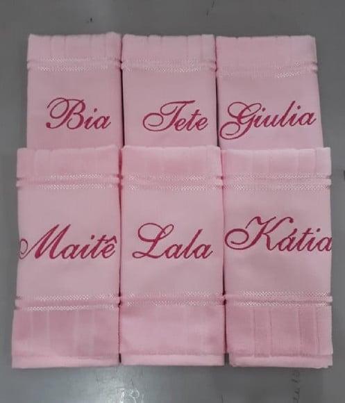 Toalhinha de Mão Personalizada Min 6 Toalhinha Escola