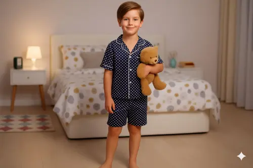 Pijama Infantil Curto Americano Algodão Personalizado