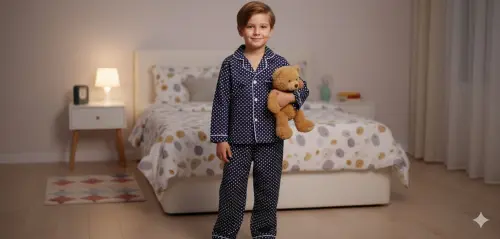 Pijama Infantil Longo Americano Algodão Personalizado