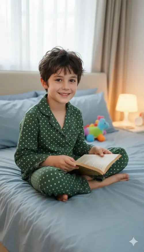 Pijama Infantil Longo Americano Algodão Personalizado