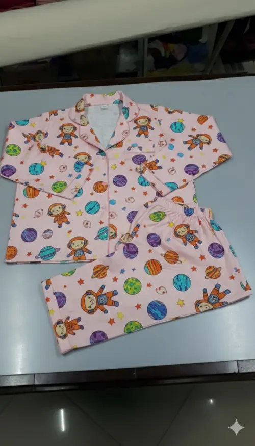 Pijama Infantil Longo Americano Flanela Personalizado