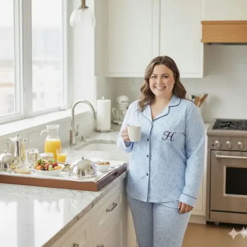 Pijama Longo Americano Algodão Person Plus a Partir 48
