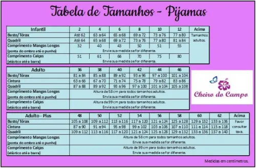 Pijama Longo Americano Algodão Person Plus a Partir 48