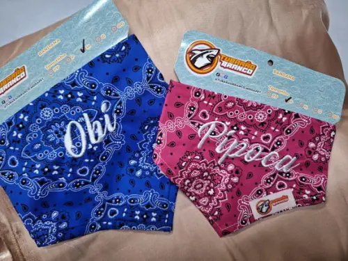 Bandana Pet Personalizada Gg Várias Estampas
