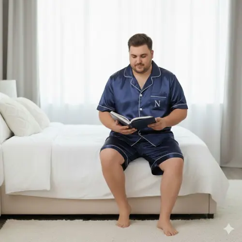 Pijama Curto Americ Cetim Person Plus a Partir 48 (min 6)