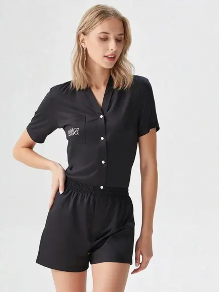 Pijama Curto em Cetim Personalizado até 46 (min 10)