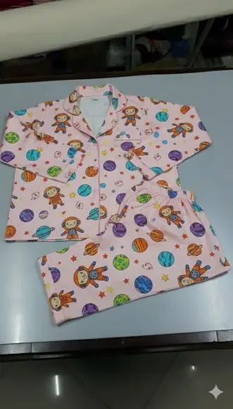 Pijama Infantil Longo Americ Flanela Personalizado (min 6)