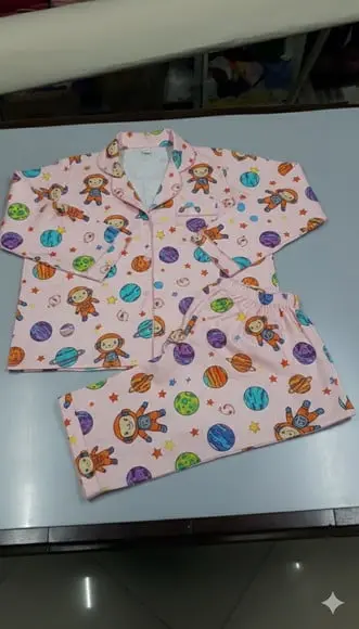 Pijama Infantil Longo Americ Flanela Personalizado (min 6)