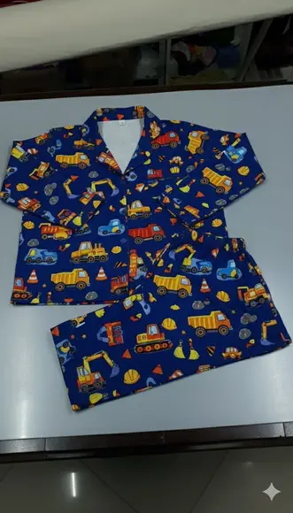Pijama Infantil Longo Americano Flanela Person até Tam 06