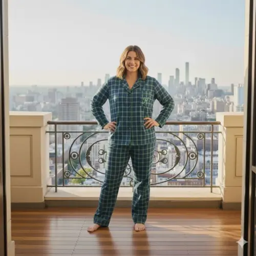 Pijama Longo Americ Algodão Person Plus a Partir 48 (min 2)