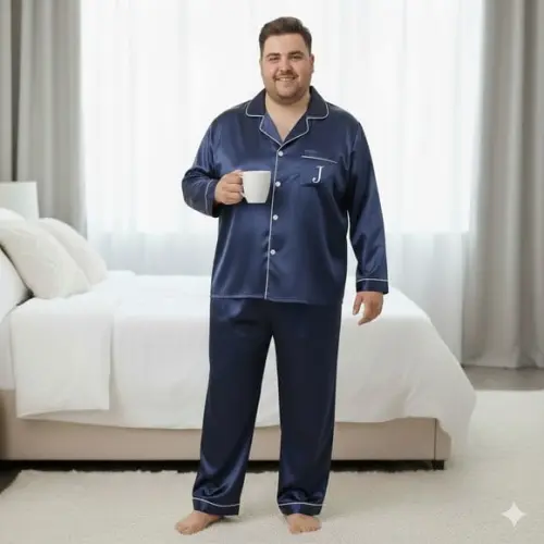 Pijama Longo Americano Cetim Person Plus a Partir 48 (min 6)