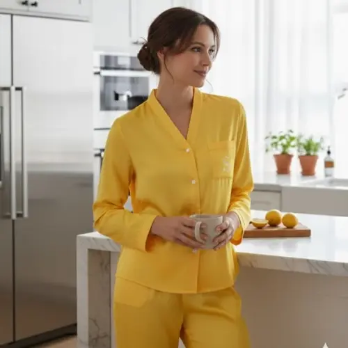 Pijama Longo em Cetim Personalizado até 46 (min 10)